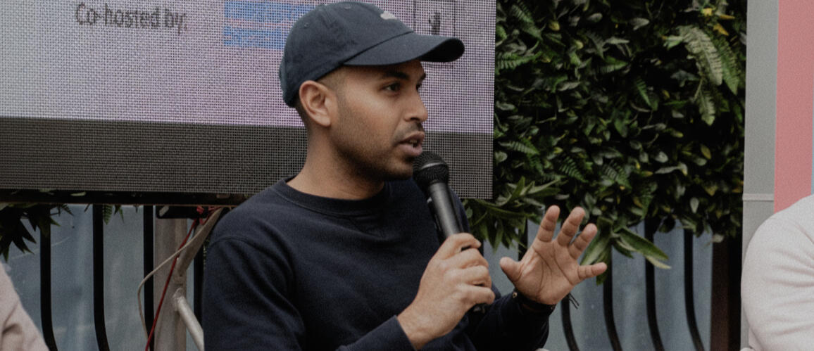 Dominican-American tech executive Dion Baez speaking on cultural architecture and global music ecosystems. Dominican-American tech executive Dion Baez speaking on cultural architecture and global music ecosystems.